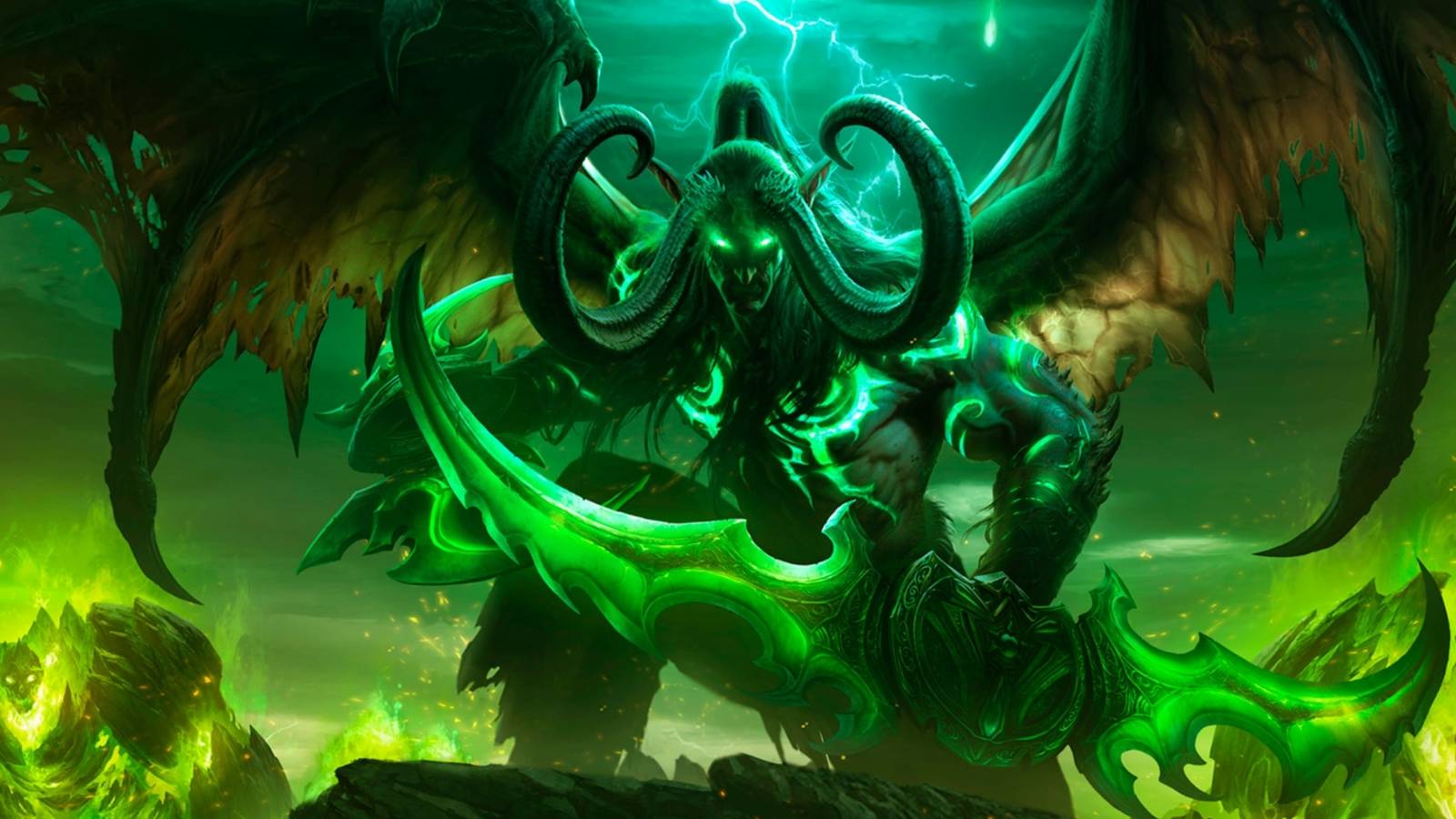 WoW Legion Remix Illidan Stormrage Twin Blades of Azzinoth