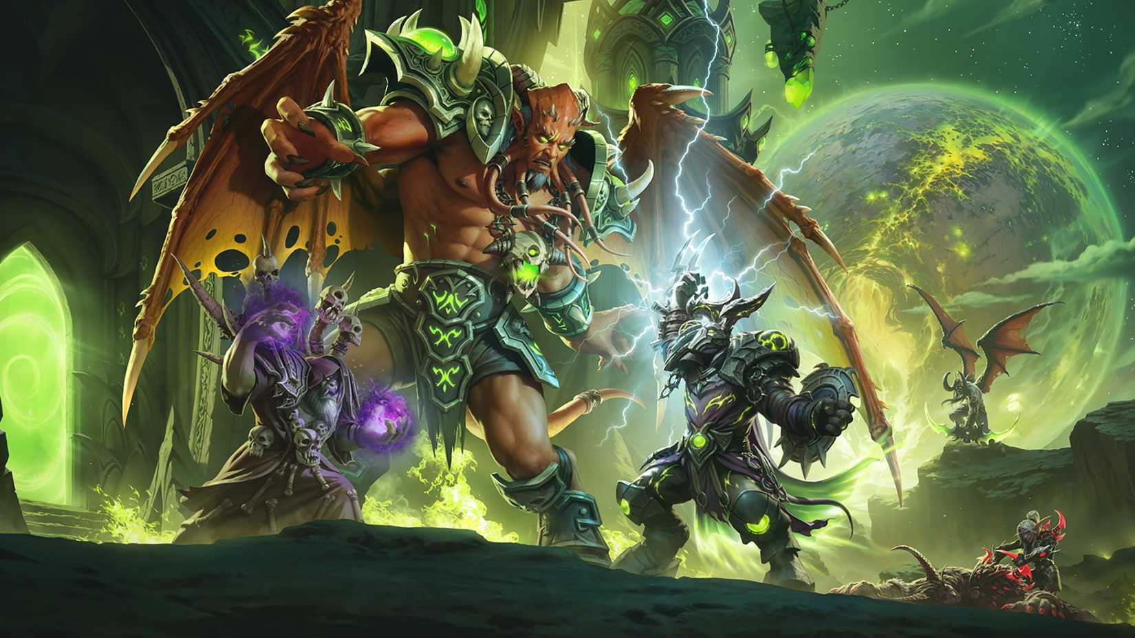 WoW Legion Remix Promo Art Kiljaeden Guldan