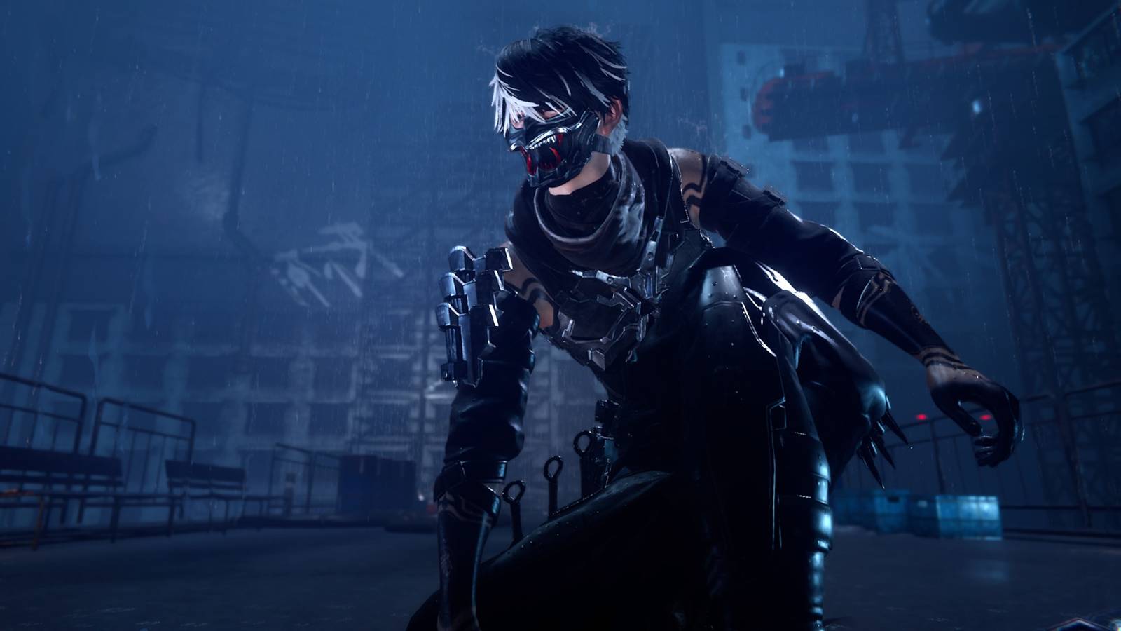 Yakumo kneeling in Ninja Gaiden 4