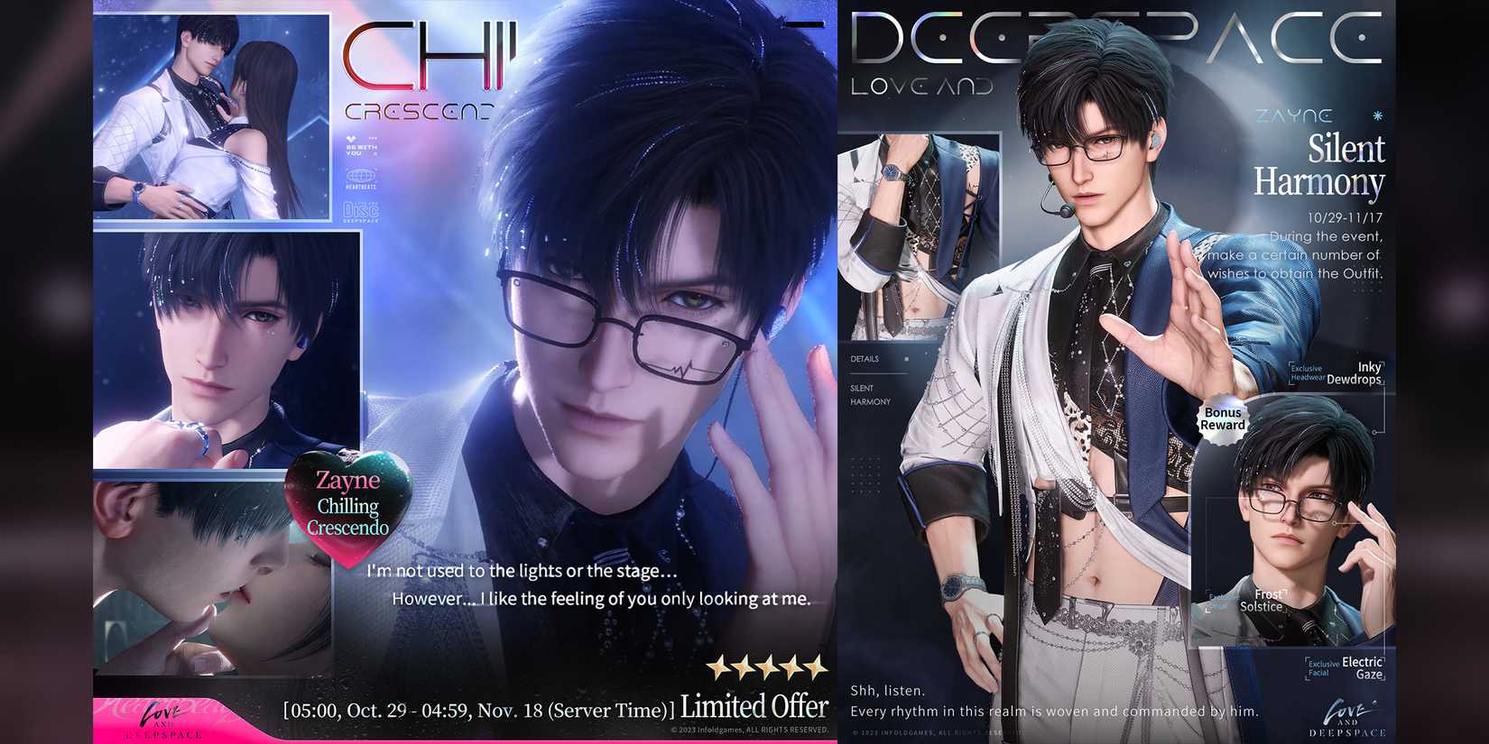 zayne heartbeats ablaze banner in love and deepspace