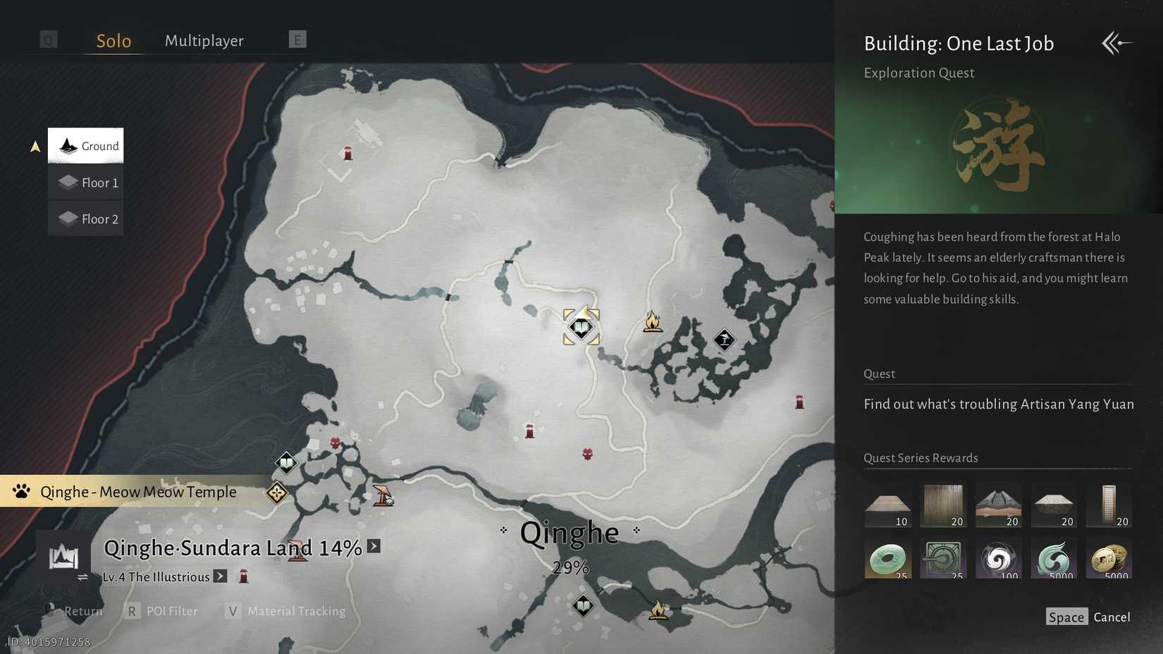 Localização da missão WWM One Last Job