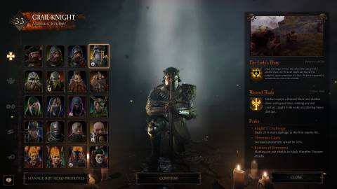 Vermintide 2 Grail Knight Kruber