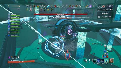 Risk of Rain 2 Alloyed Collective Solus Wing fight zipline