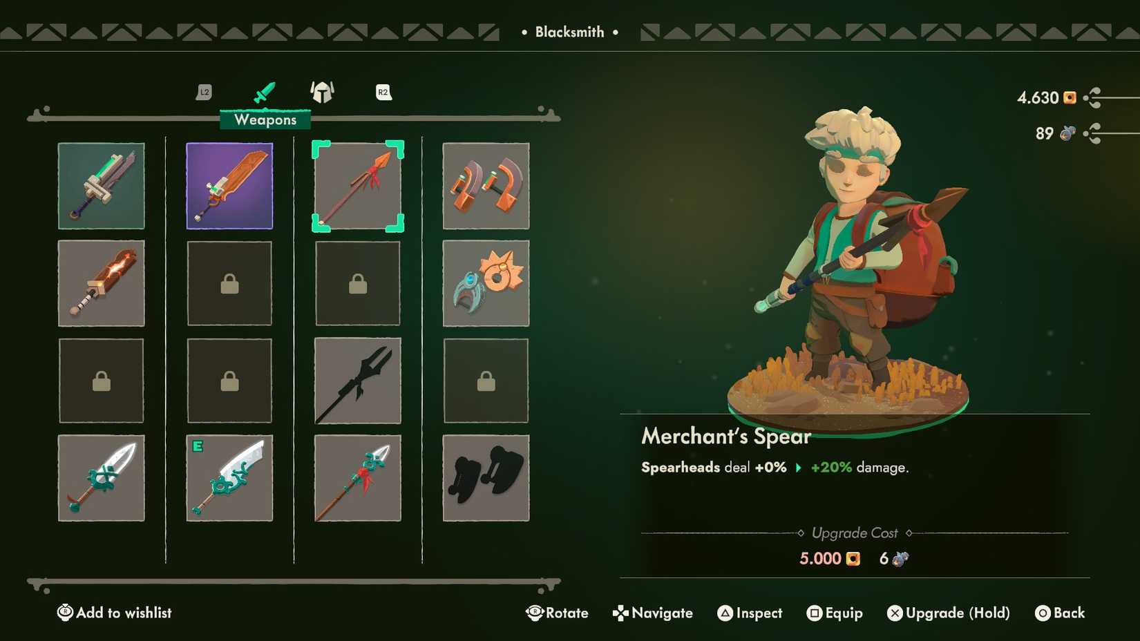 Will with the Merchant's Spear in Moonlighter 2