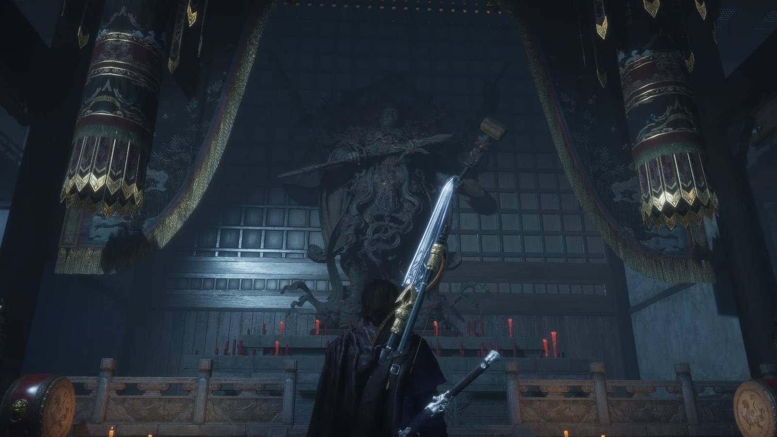 Where Winds Meet Soaring Spin Asura statue