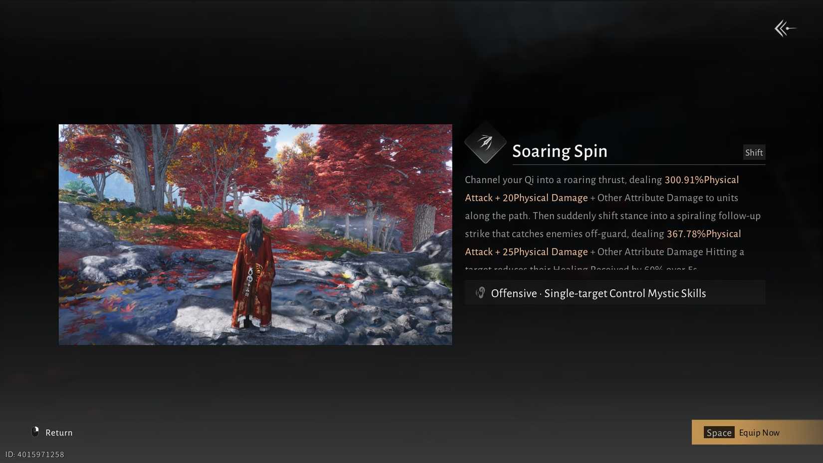 Where Winds Meet Soaring Spin Description