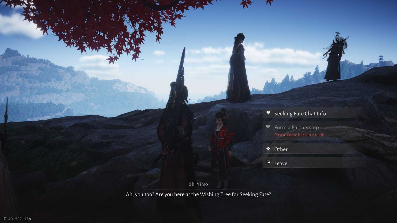 Where Winds Meet Shi Yimo options