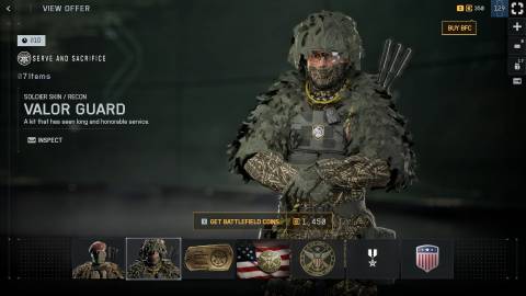 BF6 Valor Guard skin