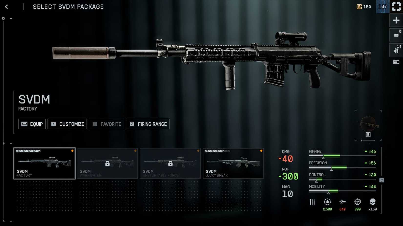 Estatísticas do BF6 SVDM