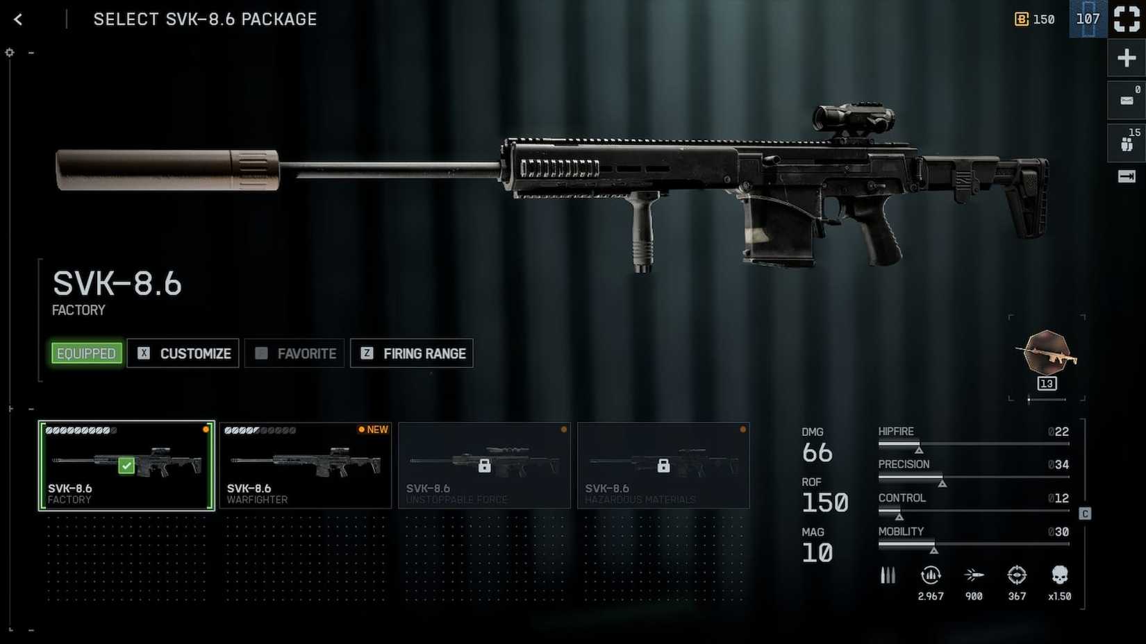 Estatística BF6 SVK-8.6