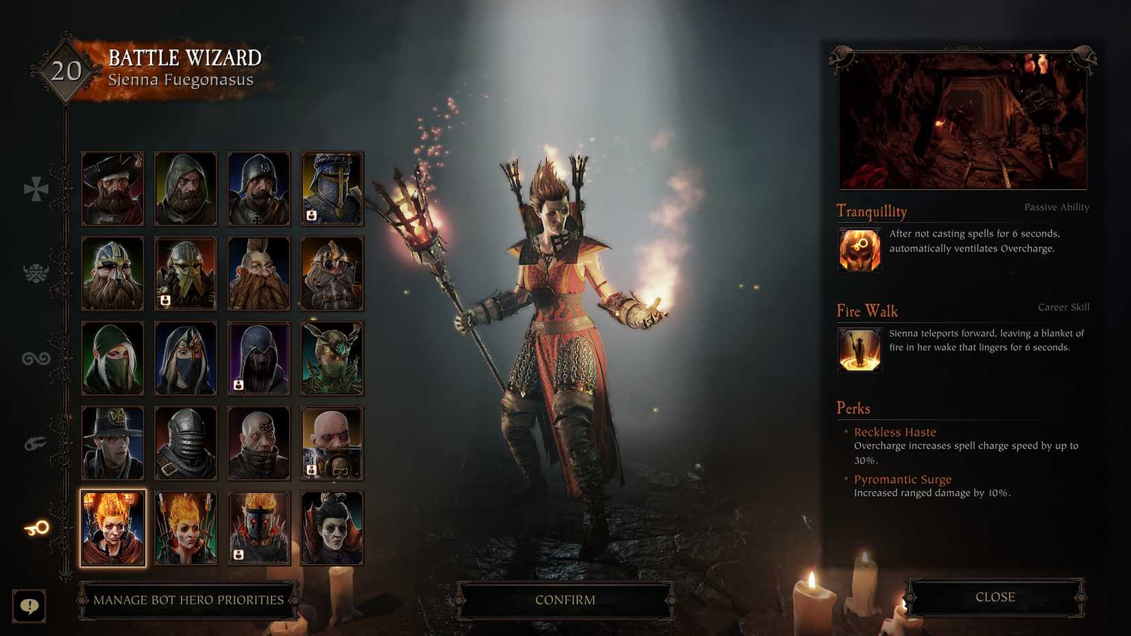 Vermintide 2 Battle Wizard Sienna