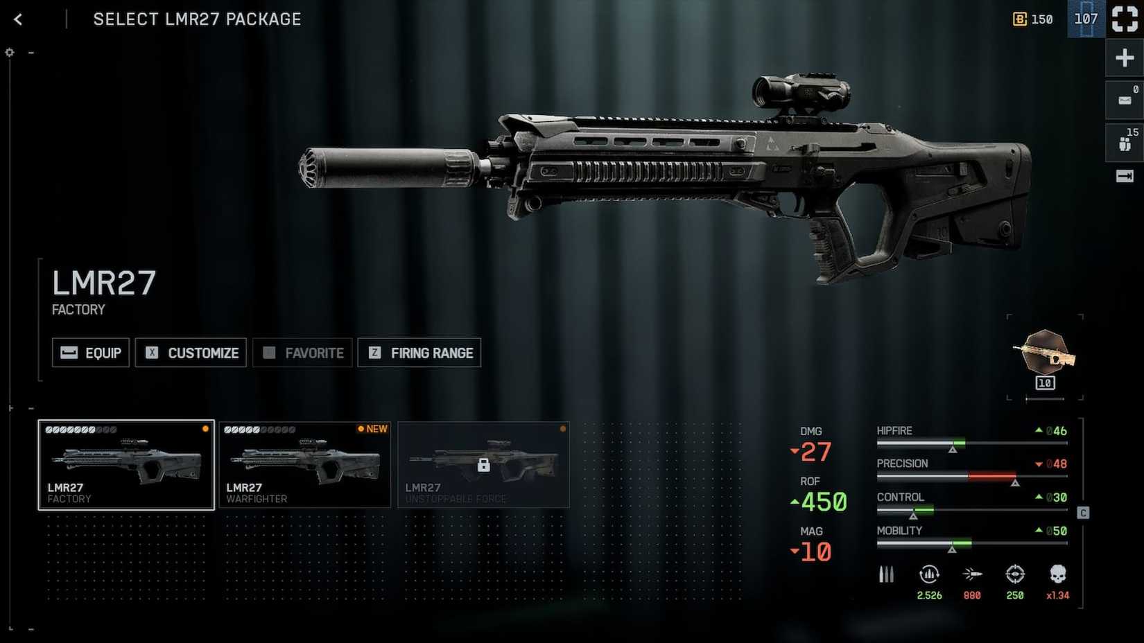 Estatísticas do BF6 LMR27