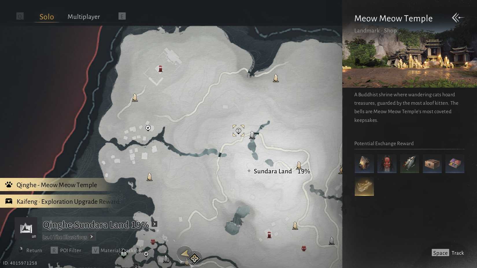 Where Winds Meet Meow Meow Temple Qinghe