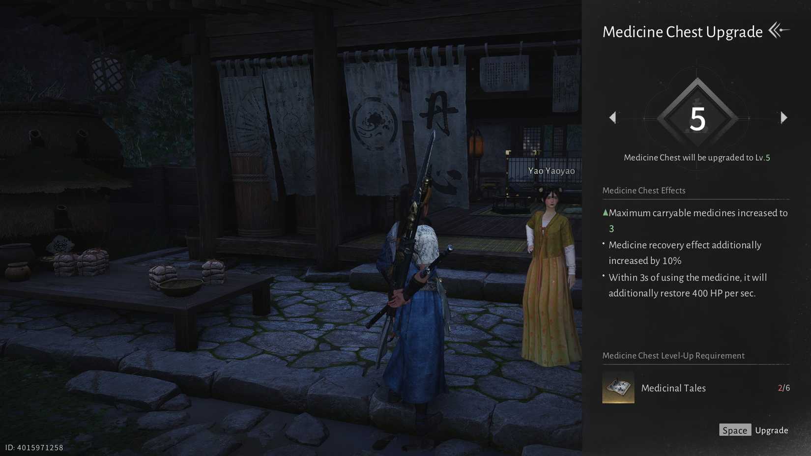 WWM Yaoyao Medicine Chest upgrade