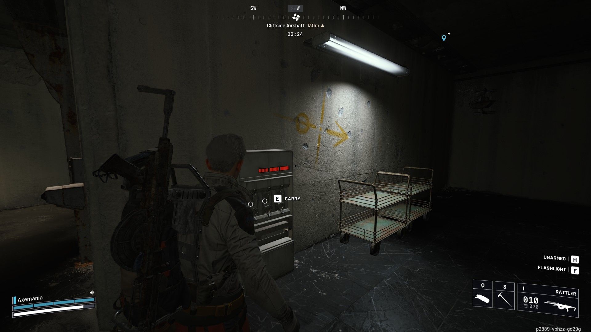 Sala de Confisco do Portão Azul dos Invasores da ARC, Marcação 2