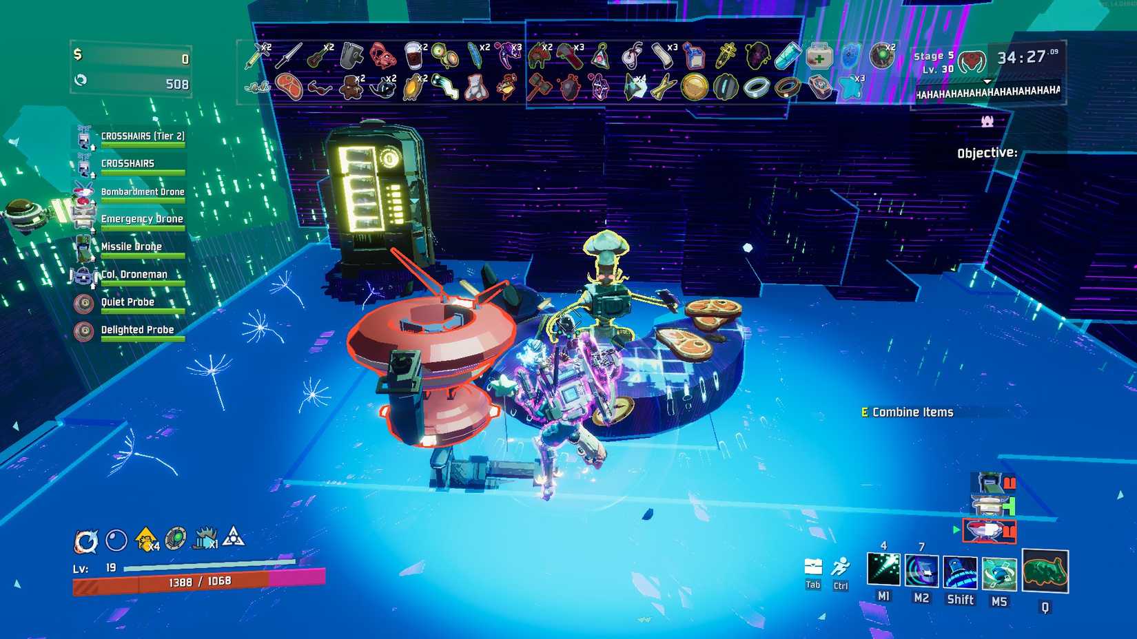 Risk of Rain 2 Wandering CHEF kitchen