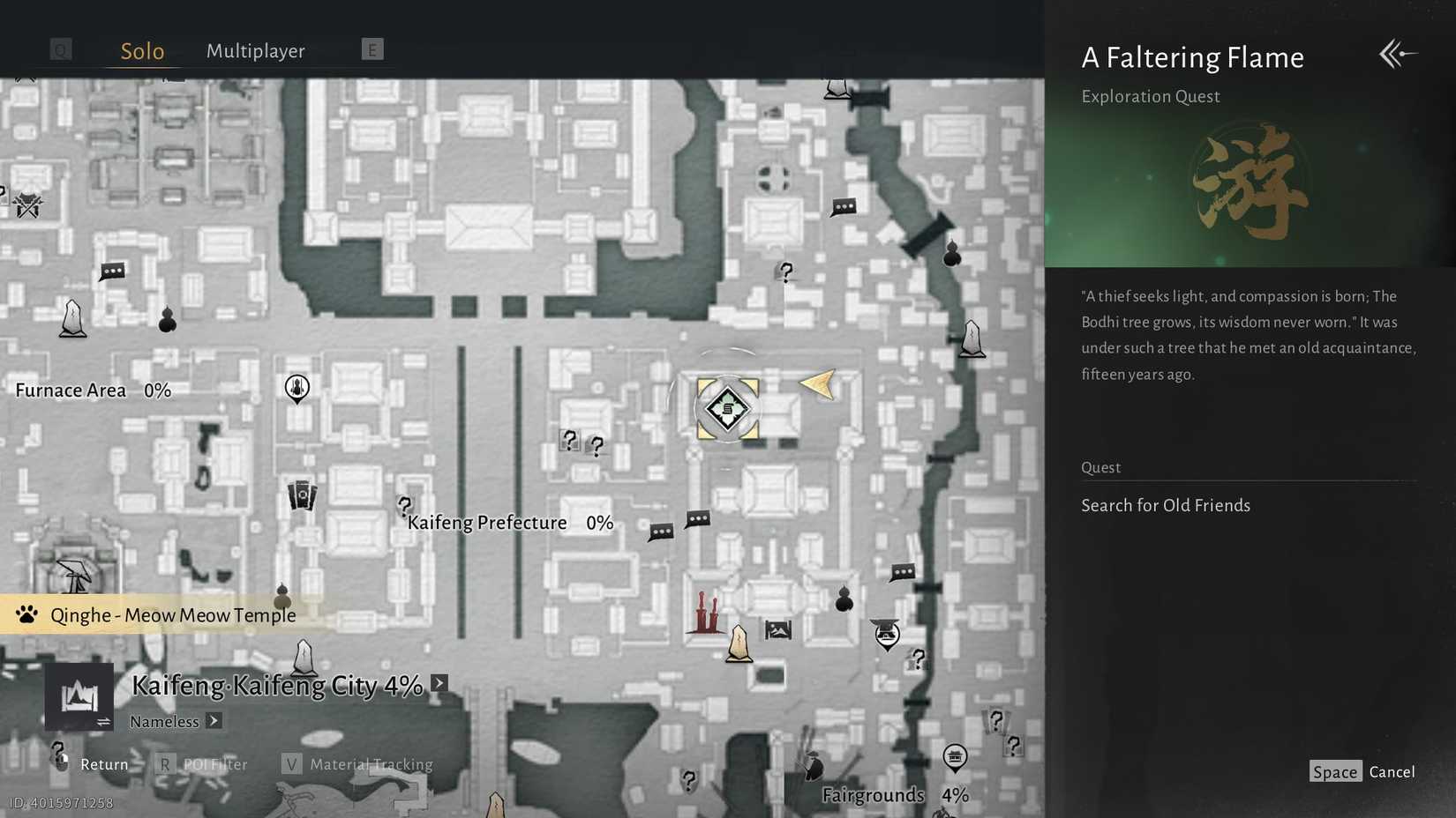 Where Winds Meet Grand Imperial Temple Map Location