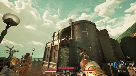 TOW2 Westport Generator Station hole in wall