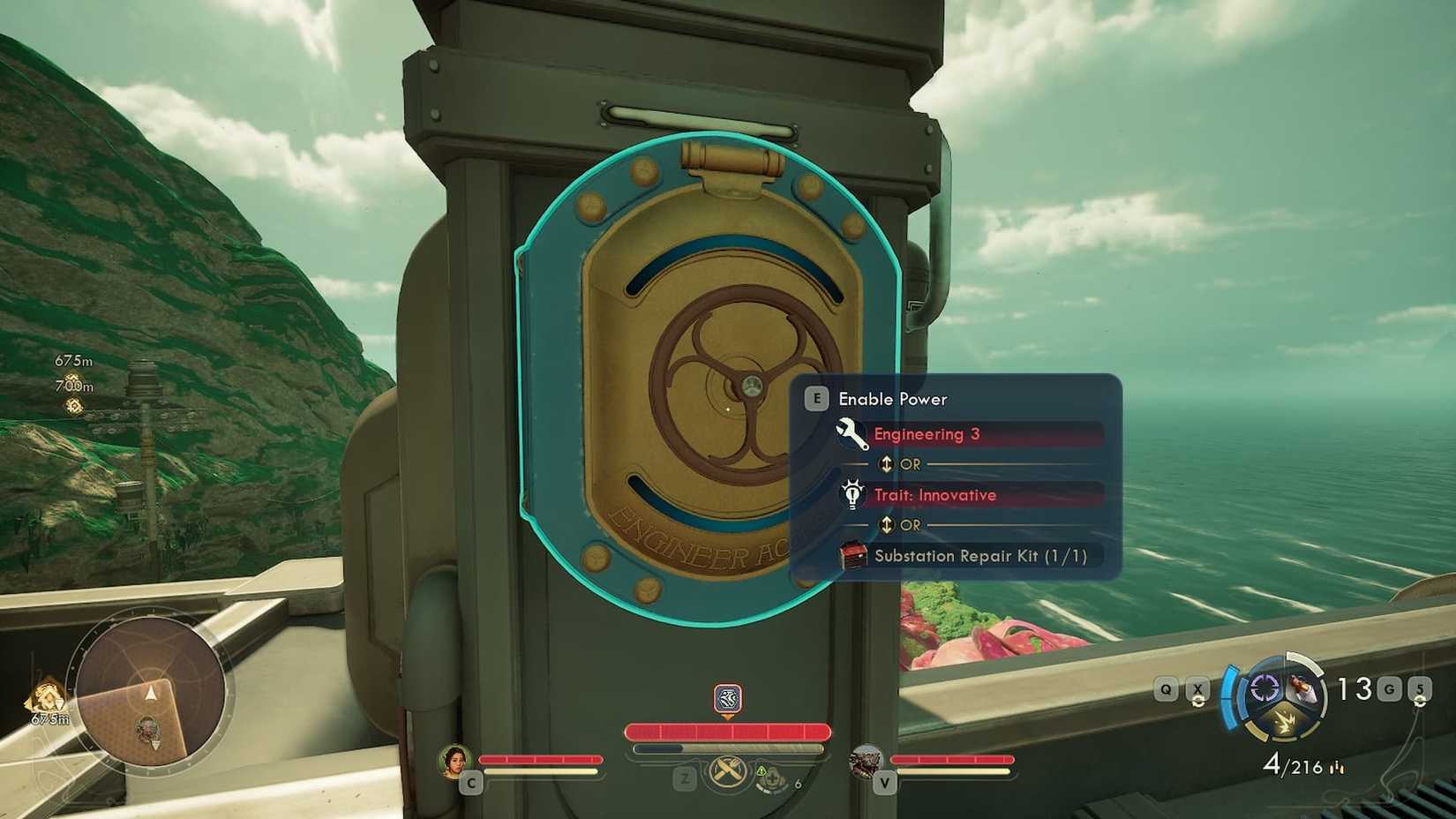 TOW2 Southern Substation Repair Panel