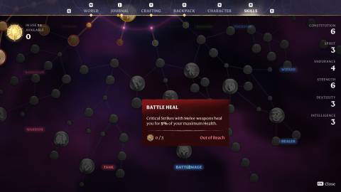 Enshrouded Battle Heal skill