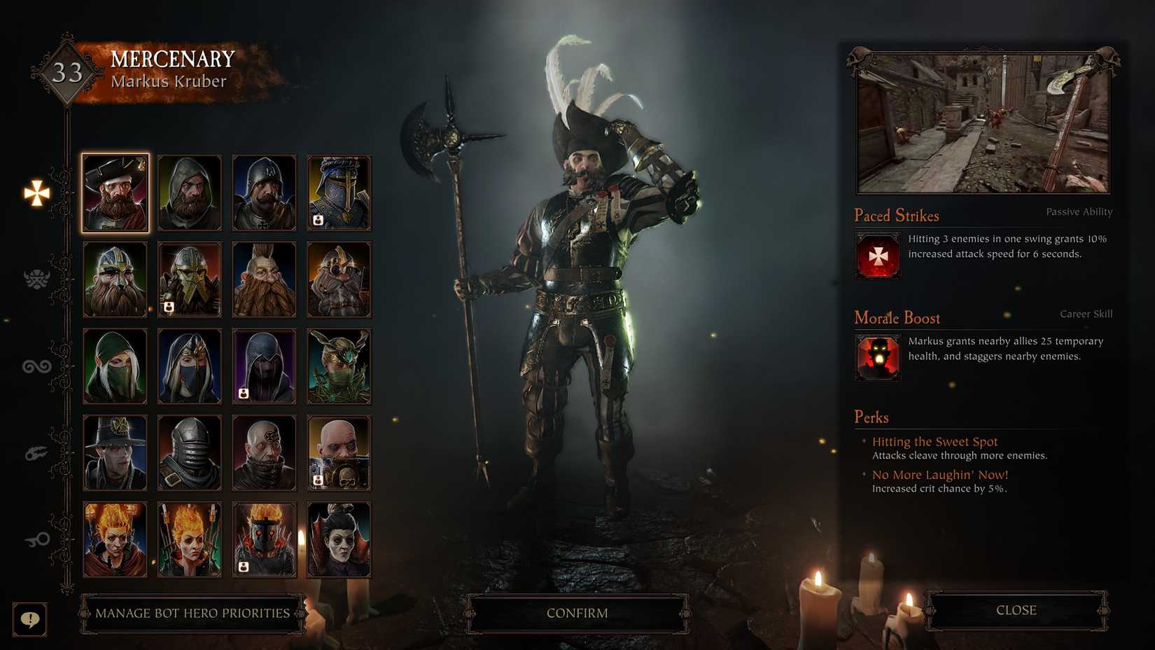 Vermintide 2 Mercenary Kruber