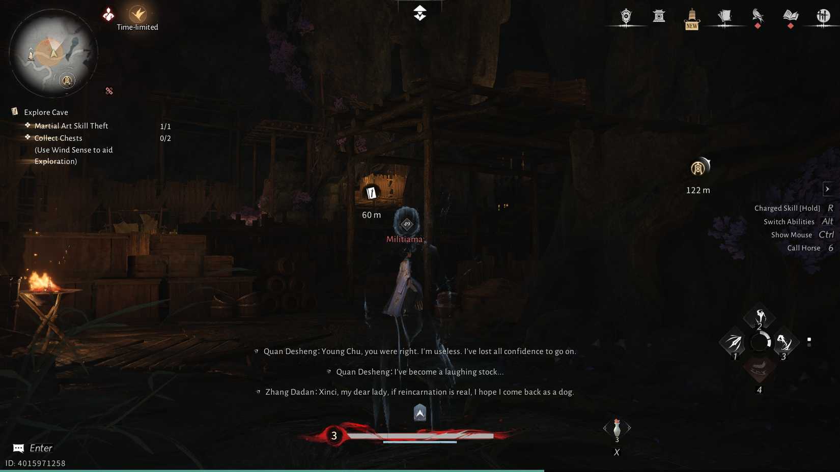 Where Winds Meet Strategic Sword Sanctum cave