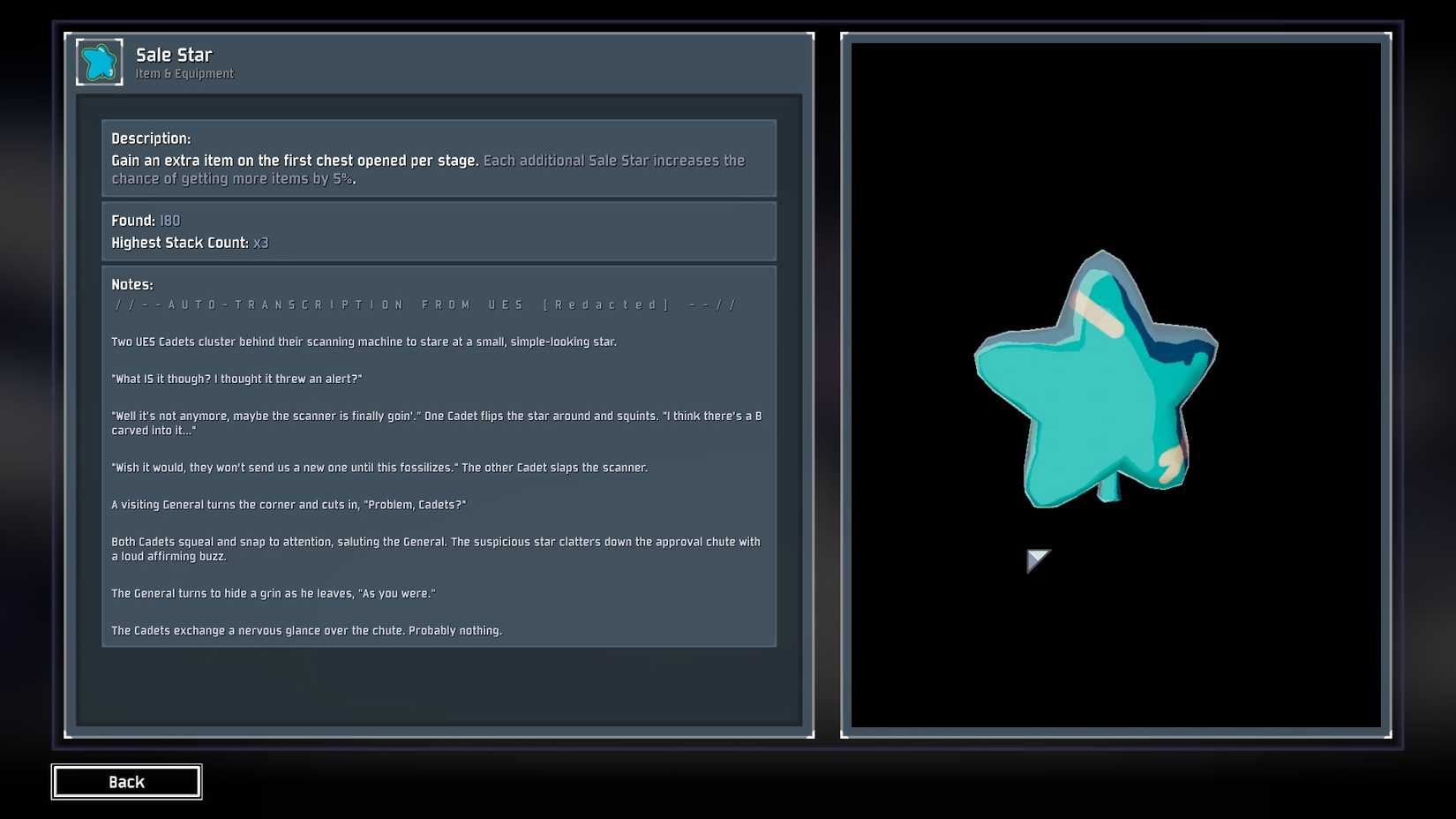 Risk of Rain 2 Sale Star