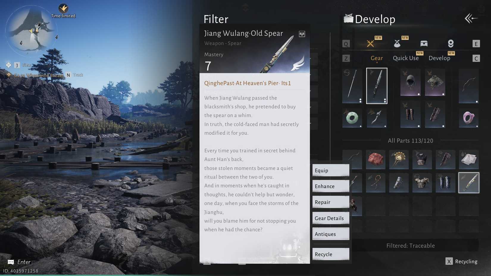 Where Winds Meet Antique Spear