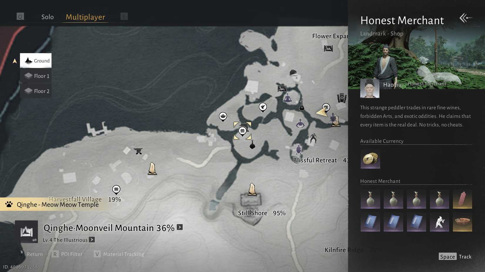 WWM Honest Merchant Map Location