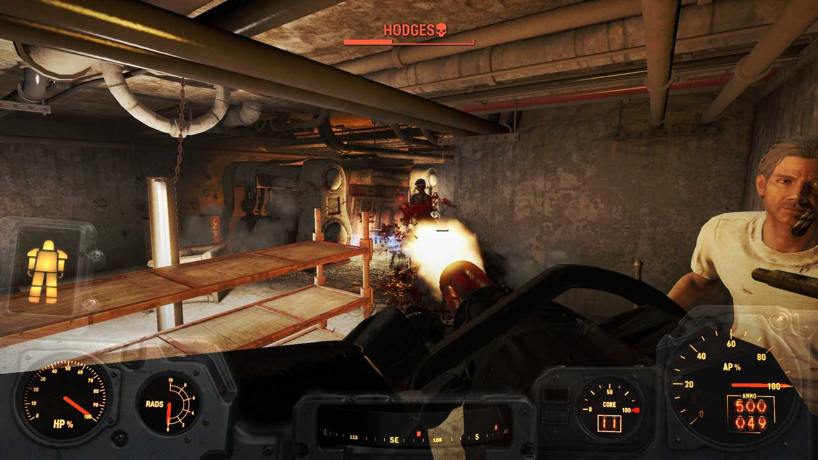 FO4 X-02 Power Armor vs Enclave