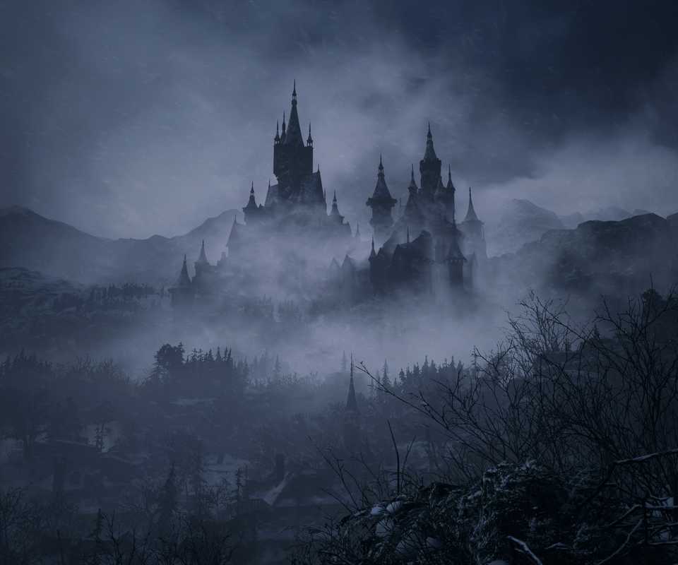 Lembah kastil di Resident Evil Village