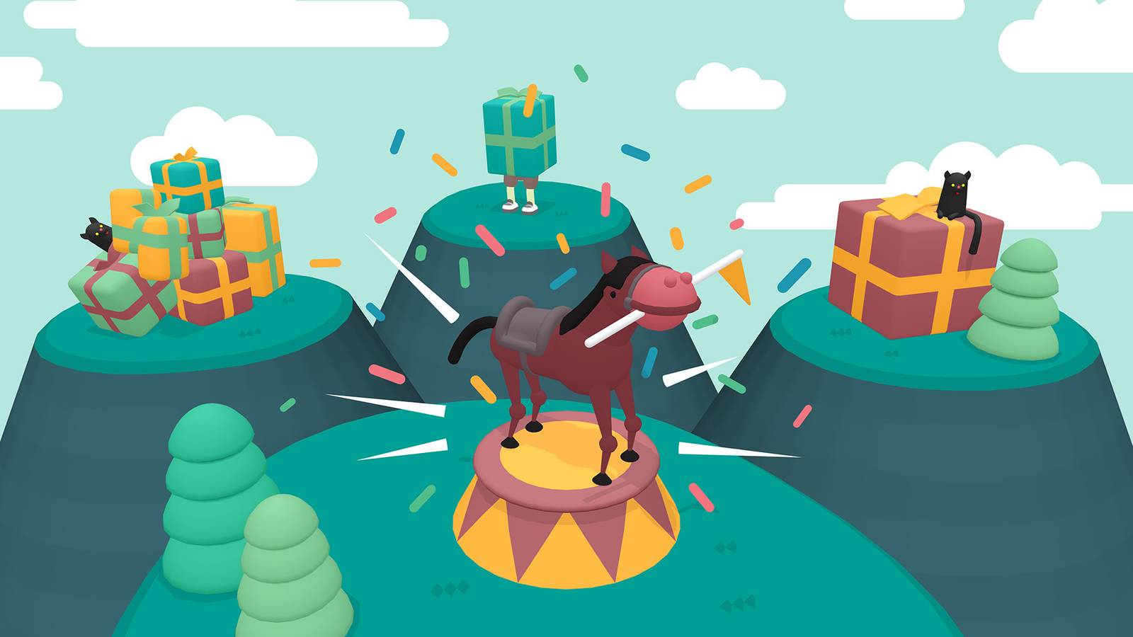 A horse in What the Golf