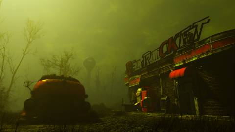 A Radstorm in Fallout 4