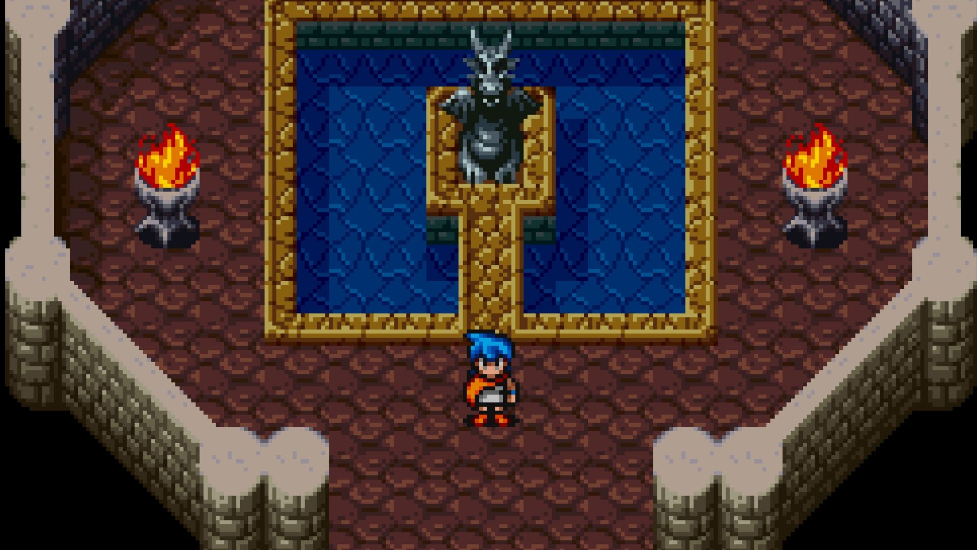 A save room in Breath Of Fire (SNES)