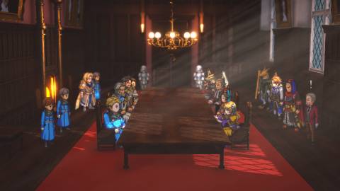 A scene featuring characters in Eiyuden Chronicle Hundred Heroes