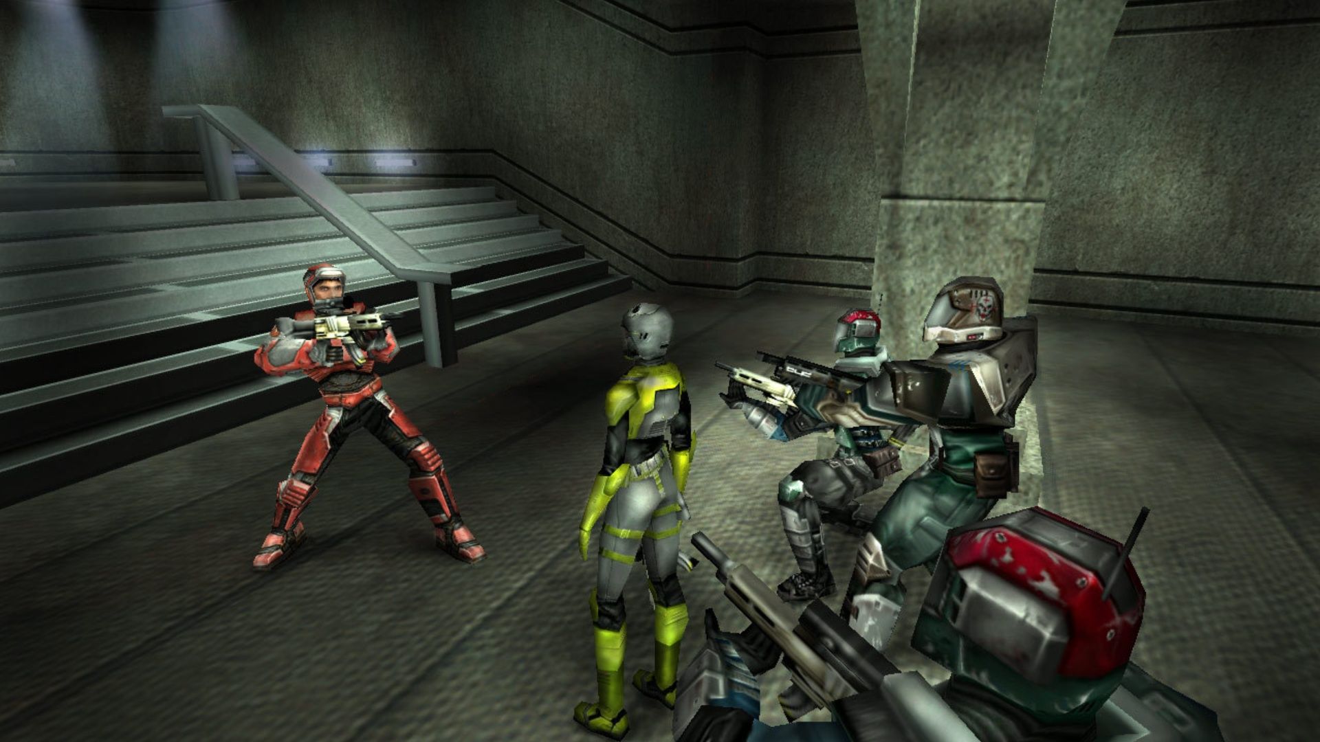 A scene featuring characters in Red Faction