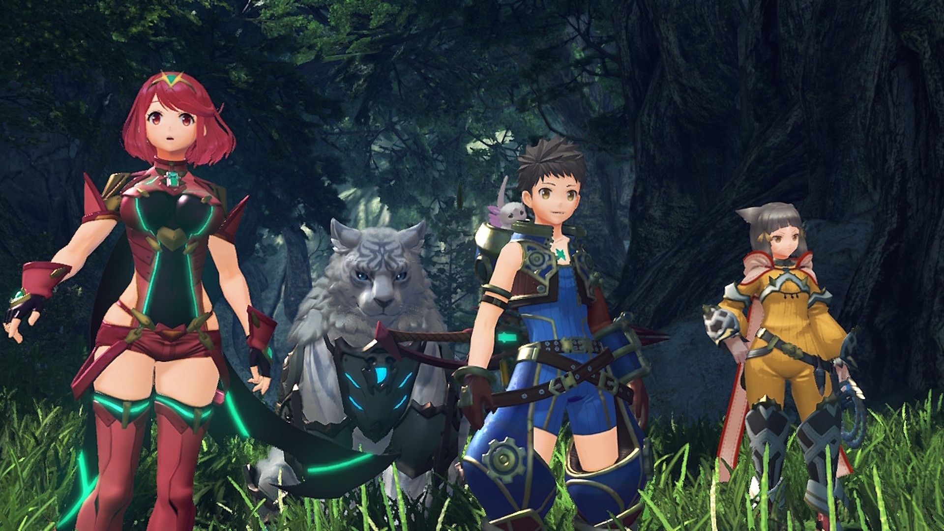 A scene featuring characters in Xenoblade Chronicles 2