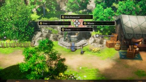 Accessing shortcuts in Dragon Quest 2 Remake