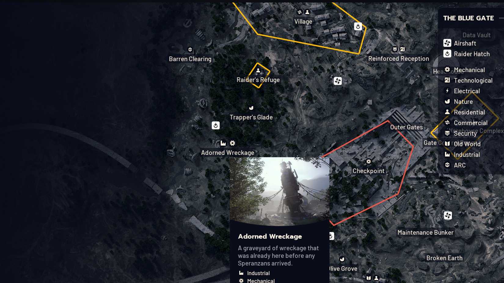 Decorated wreckage in ARC Raiders