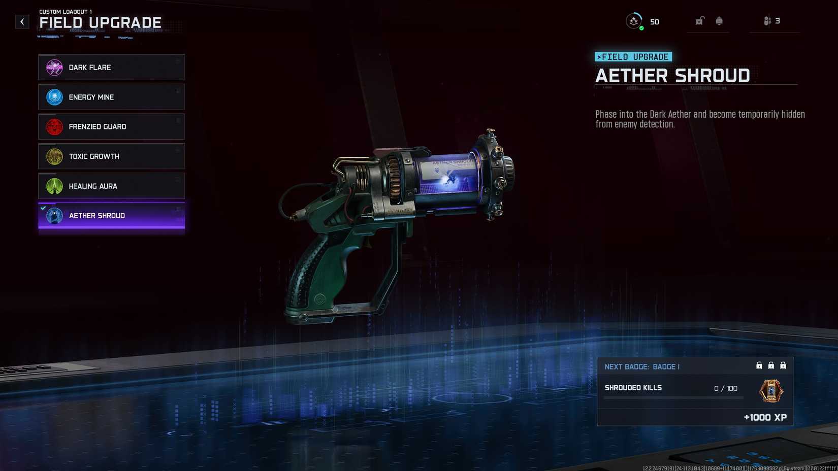 aether shroud field upgrade bo7
