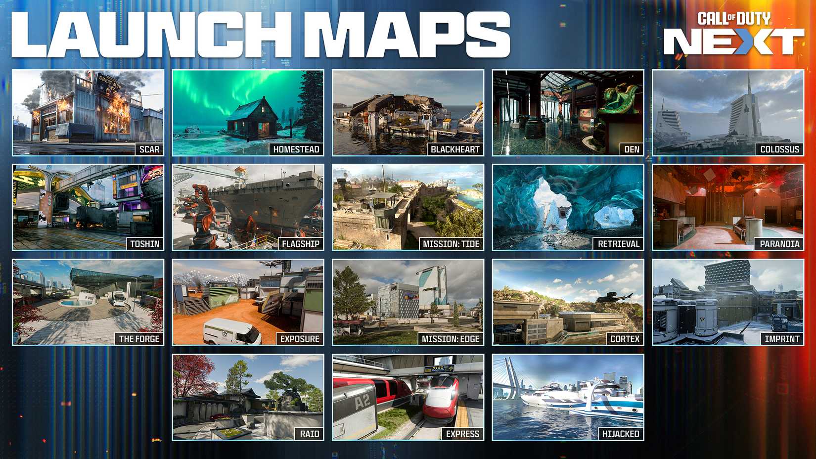 All Black Ops 7 Launch Maps