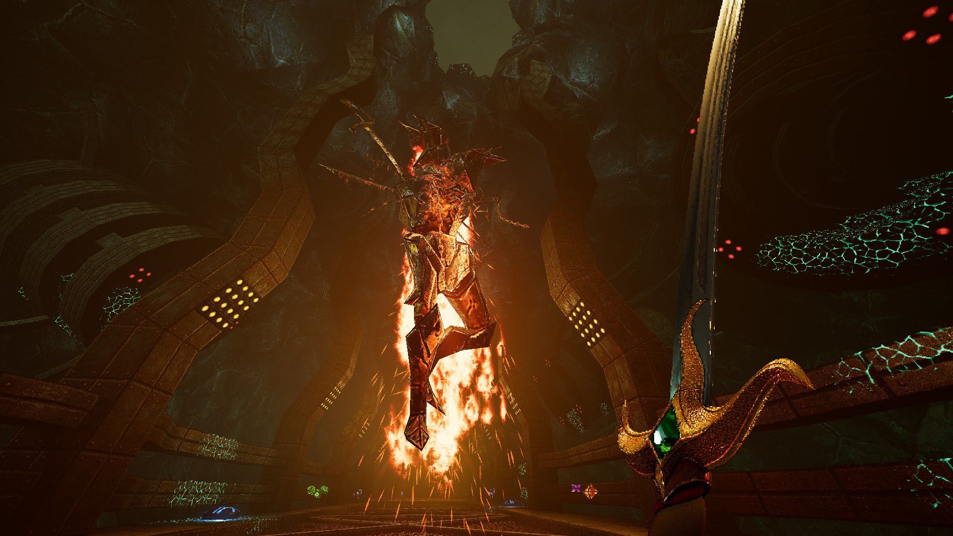 Amid Evil cool fire enemy