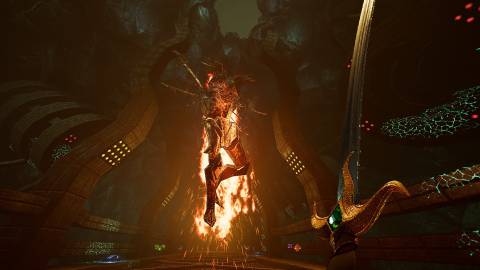 Amid Evil cool fire enemy