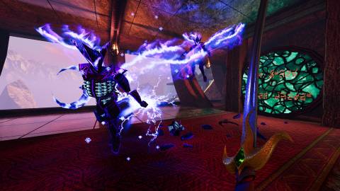 Amid Evil electric sword