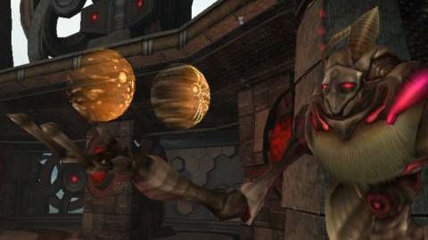 An Aether native shows Samus how the two planets got splited into two - Metroid Prime 2 Echoes