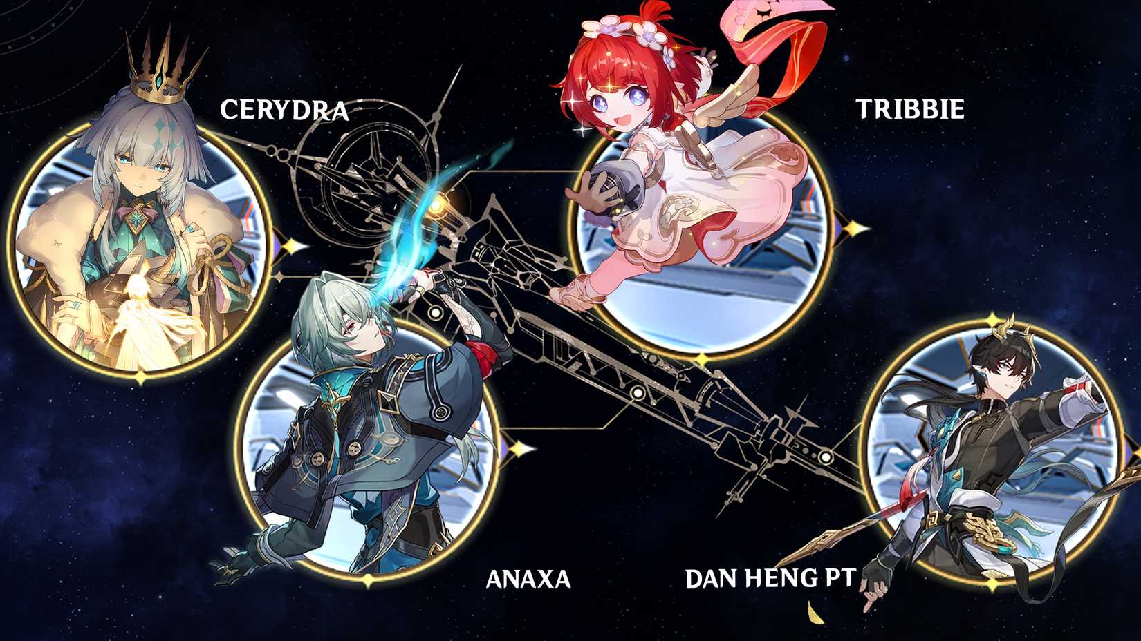 Anaxa-Tribbie-Dan Heng PT-and Cerydra Team Composition Guide In Honkai Star Rail