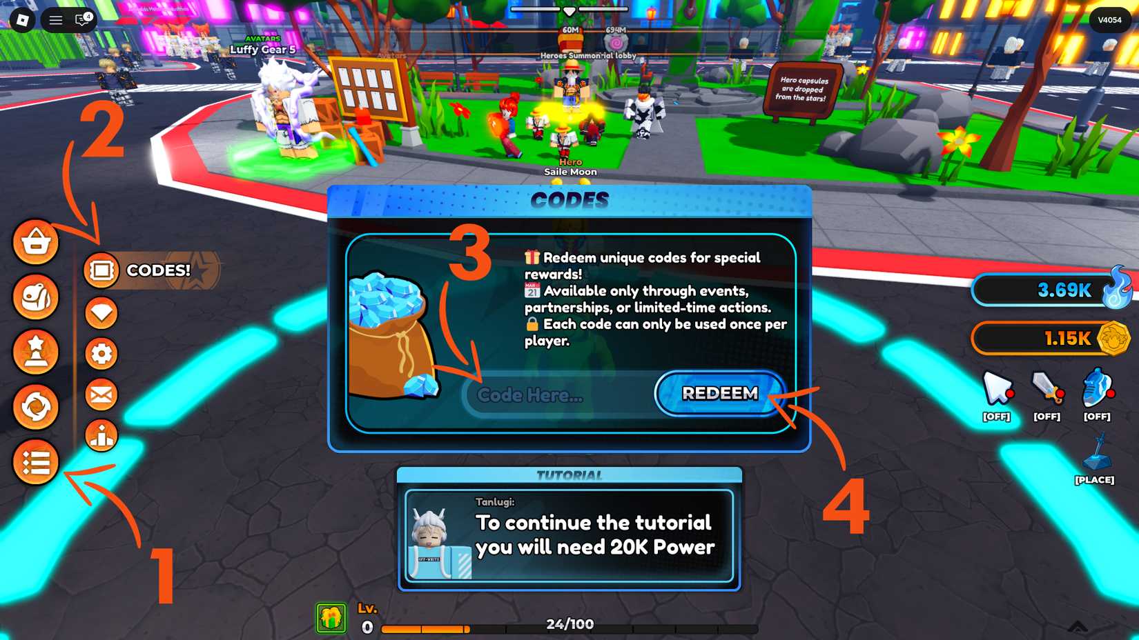 Advanced Code Roblox Roblox: Anime Advance Codes