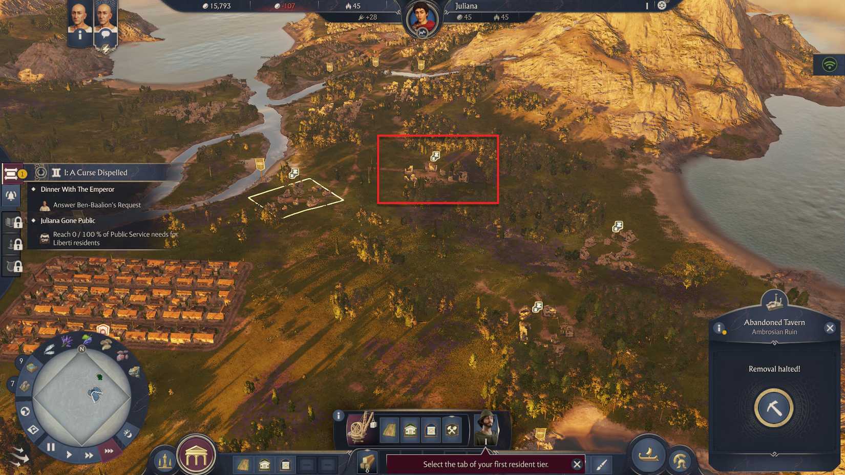 anno-117-pax-romana-a-beast-of-lore-quest-where-find-majestic-beast-athr-court - majestic beast of lore brazen bull location