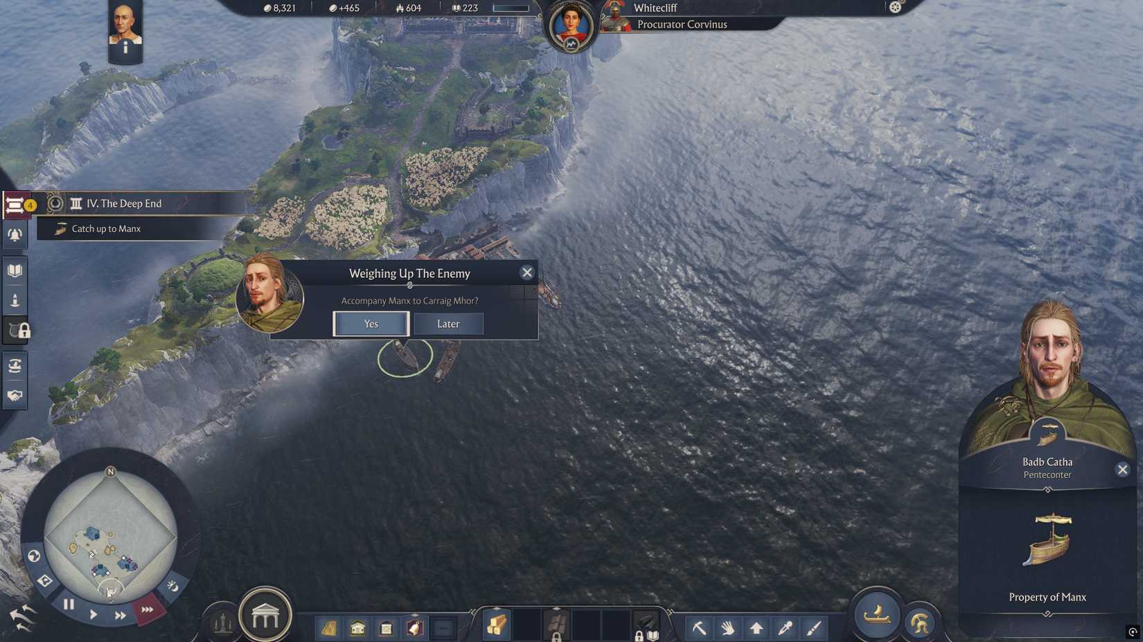 anno-117-pax-romana-campaign-how-long-to-beat-hltb-campaign-walthrough - catch up to manx and follow manx