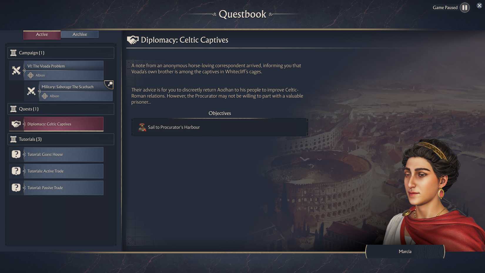 anno-117-pax-romana-campaign-how-long-to-beat-hltb-campaign-walthrough - celtic captives - sail to procurator